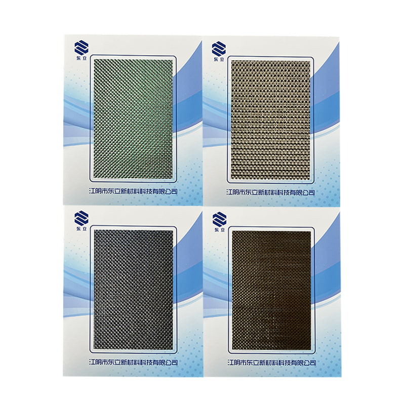 Metalik ve polyester filament dokuma kumaş